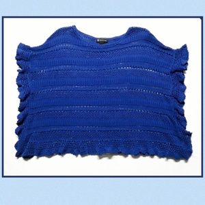 Knit Crop Pancho